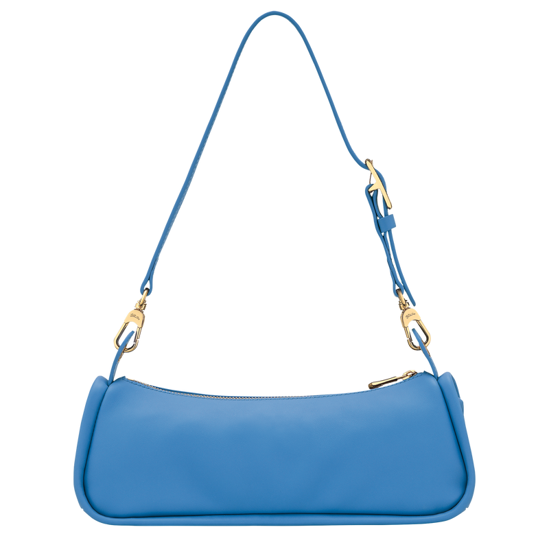 Looong M Shoulder bag Azure - Leather | Longchamp US