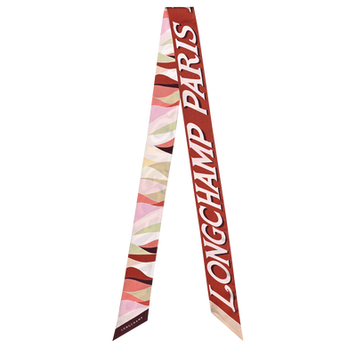 Bandeau En Pleine Vague , Soie - Cognac