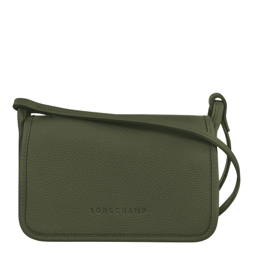 Le Foulonné XS Clutch , Khaki - Leather - View 1 of  6