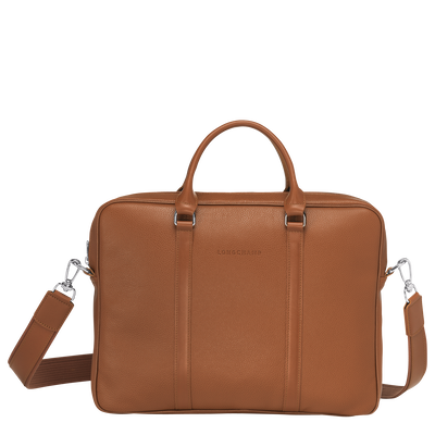 Le Foulonné Briefcase XS, Caramel