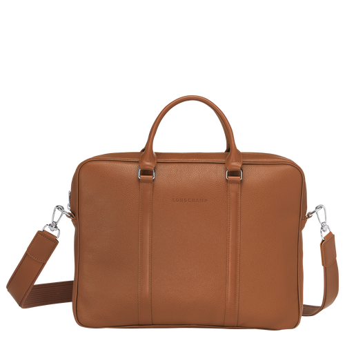 Le Foulonné XS Briefcase , Caramel - Leather - View 1 of  5