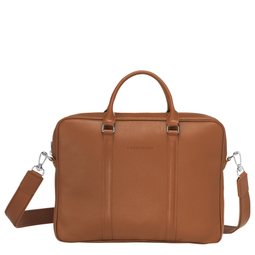 Le Foulonné XS Briefcase , Caramel - Leather - View 1 of 5