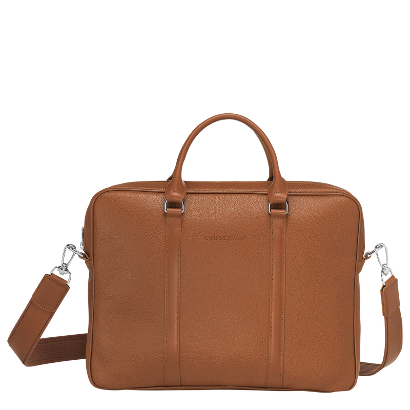 Le Foulonné XS Briefcase , Caramel - Leather  - View 1 of 5