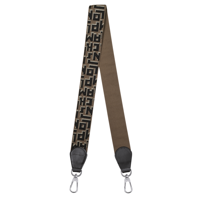Shoulder strap Longchamp Taupe/Black (34169H51439) Longchamp DK