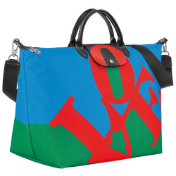 Longchamp x Robert Indiana Reisetasche S, Rot