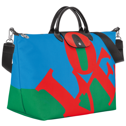 Reisetasche Longchamp x Robert Indiana , Canvas - Rot - Ansicht 3 von 6
