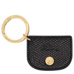 &Eacute;pure Key ring , Black - Leather