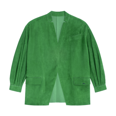 Veste , Cuir - Matcha