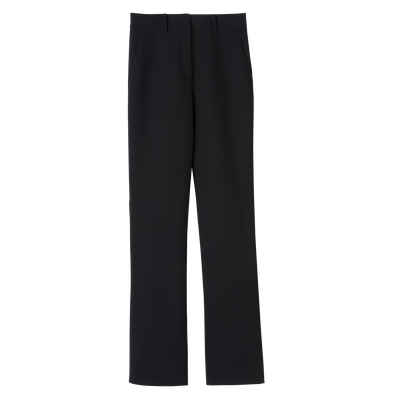 Trousers , Black - Crepe