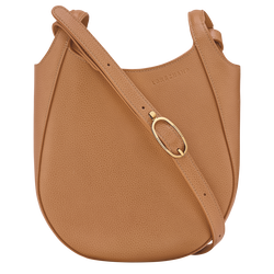 Le Foulonn&eacute; S Crossbody bag , Pecan - Leather