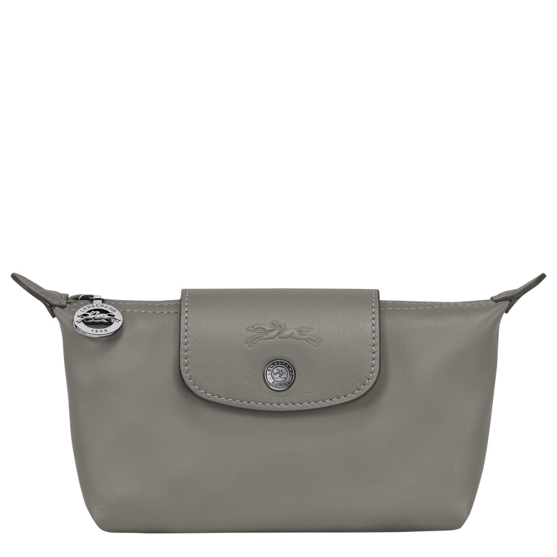 Longchamp Small Le Pliage Xtra Leather Backpack - Grey