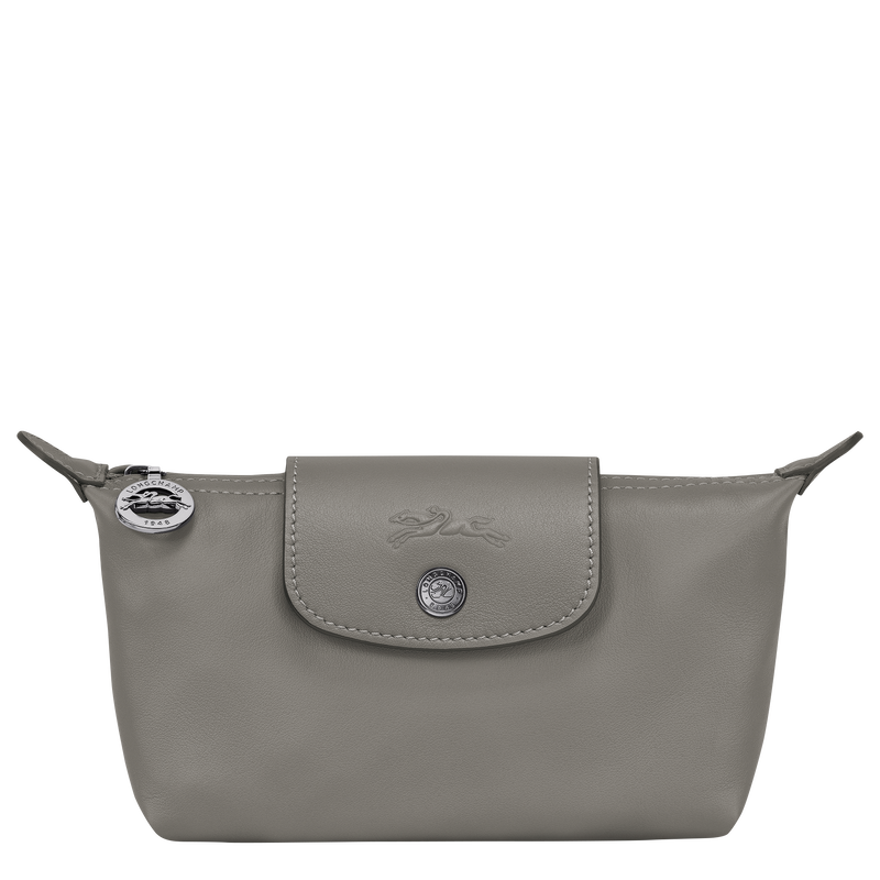 Le Pliage Xtra Pouch , Turtledove - Leather  - View 1 of 2