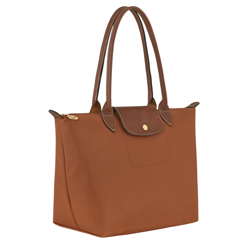 Le Pliage Original M Tote bag , Cognac - Recycled canvas  - View 3 of  7