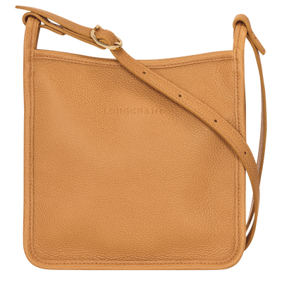 Sac bandoulière S Le Foulonné , Cuir - Noix