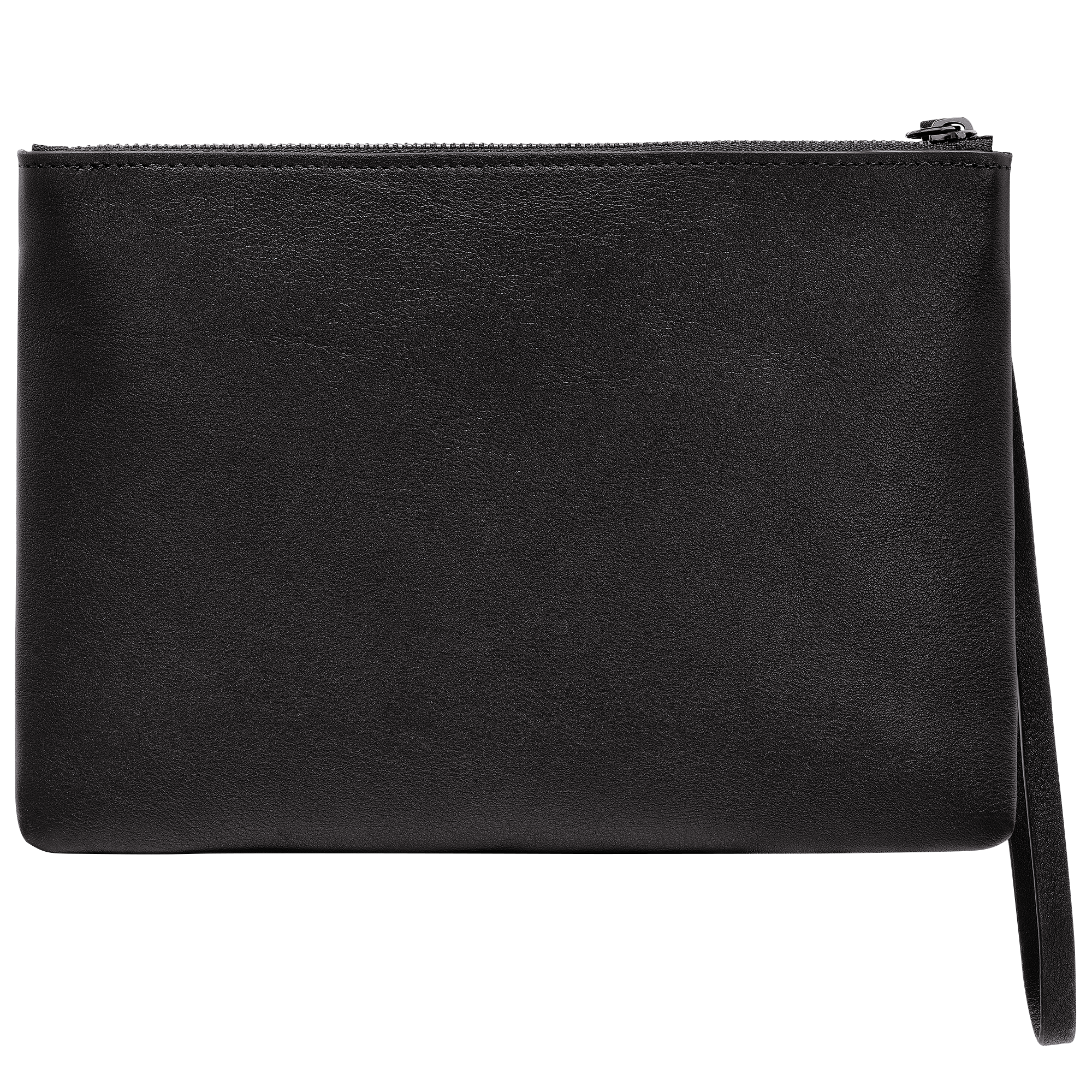 Longchamp Brown Embossed Leather Clutch Bag Longchamp | TLC