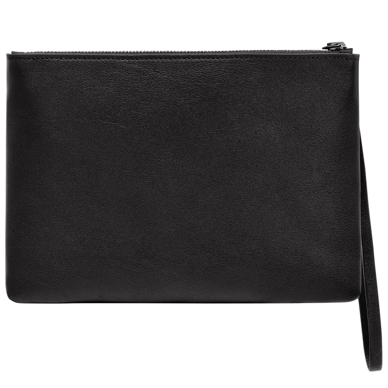Pochette Longchamp 3D , Cuir - Noir  - Vue 2 de 2