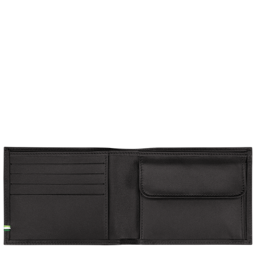 Longchamp sur Seine Wallet , Black - Leather - View 3 of 3