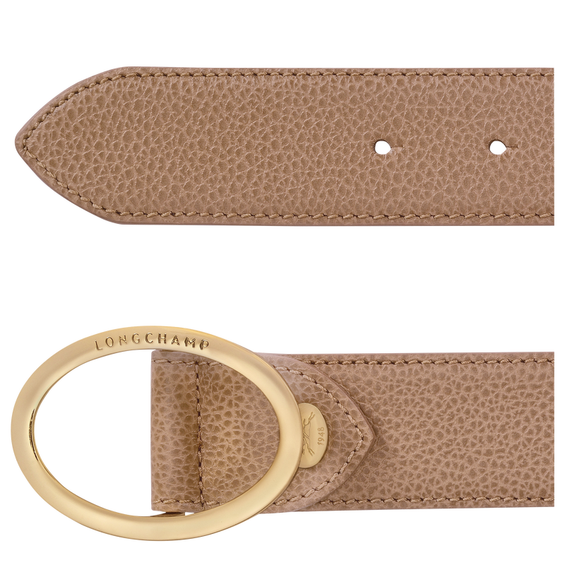 Le Foulonné Ladies' belt , Biscuit - Leather  - View 3 of  3