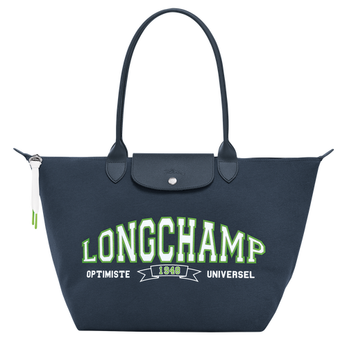 Le Pliage Collection L Tote bag , Navy - Canvas - View 1 of  6