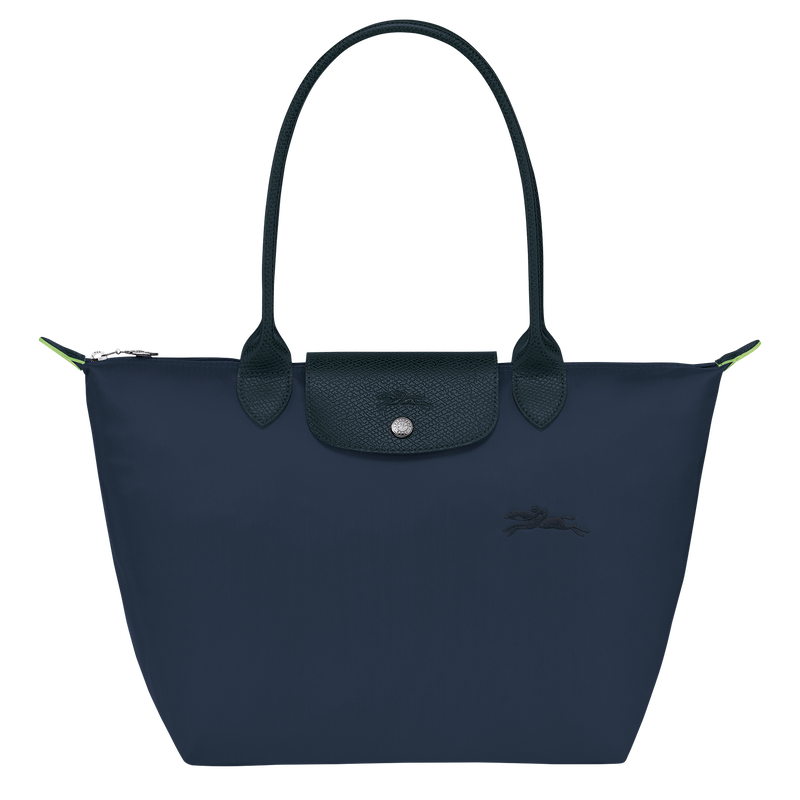 Le Pliage Green M Tote bag , Navy - Recycled canvas  - View 1 of 4