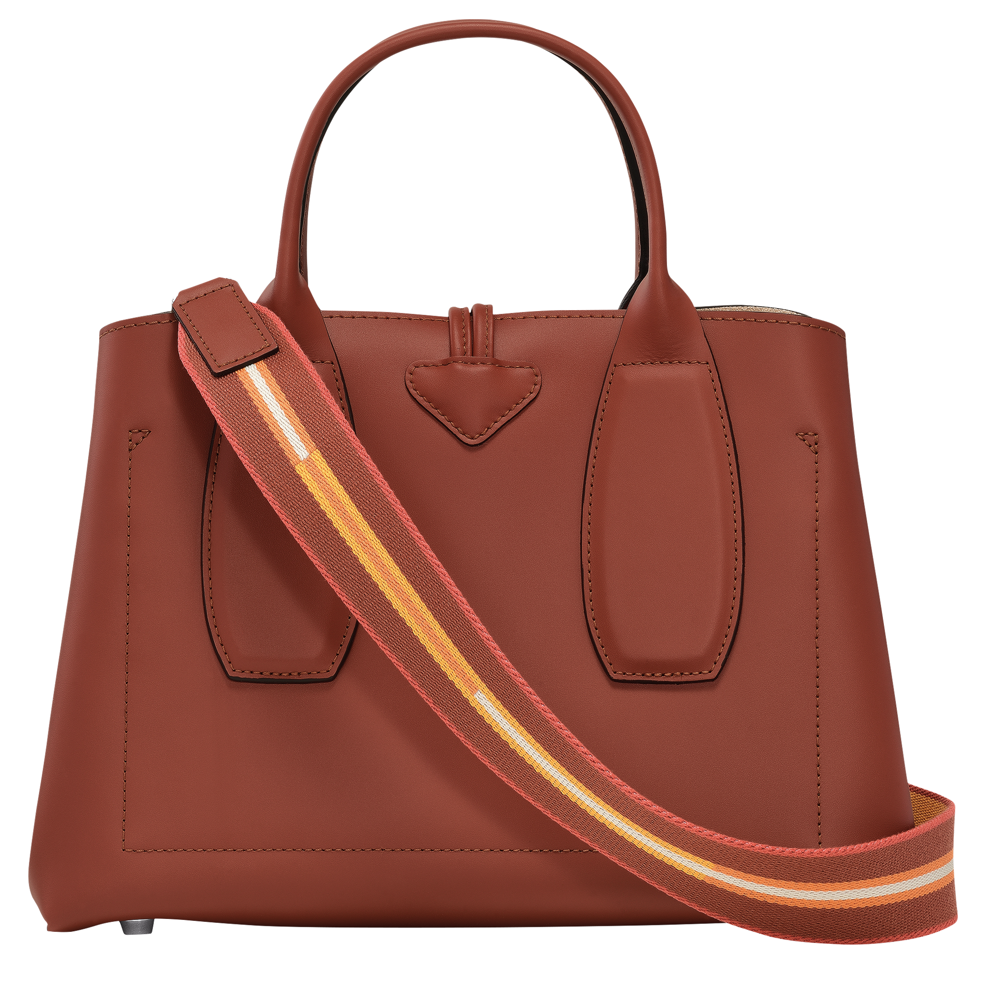 Le Roseau Handbag M, Mahogany