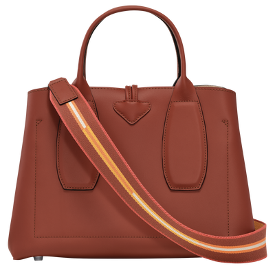 Le Roseau Handtasche M, Mahagoni