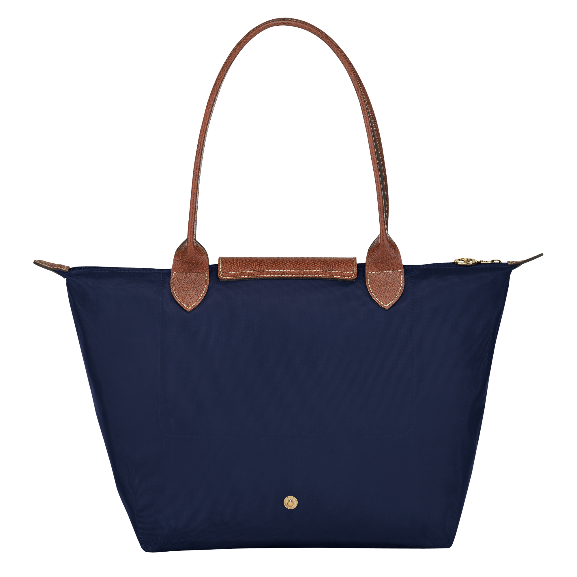 leather navy bag