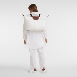 Longchamp X D'heygere Sac de voyage / Sac à dos S, Blanc