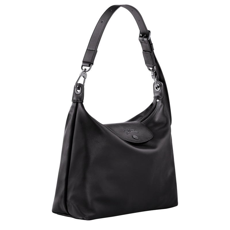 Sac porté épaule M Le Pliage Xtra , Cuir - Noir  - Vue 3 de 6