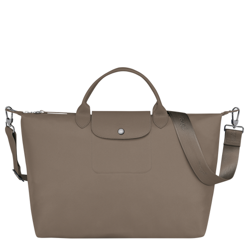 Top handle bag L Le Pliage Néo Taupe (L1630598215) | Longchamp US