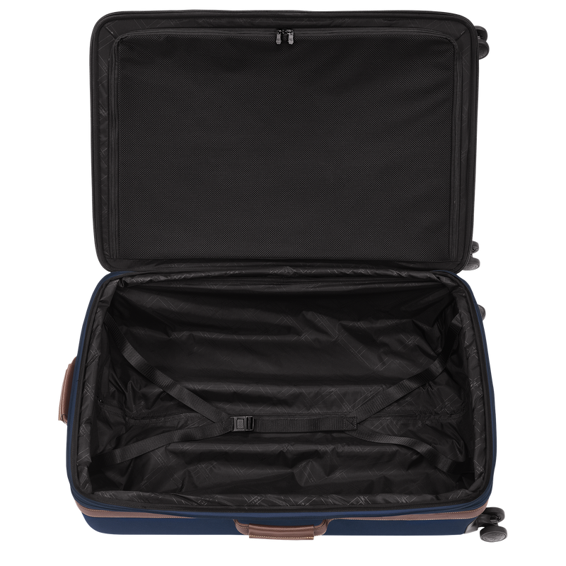 Boxford XL Suitcase Blue - Recycled canvas | Longchamp GB