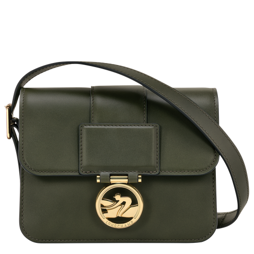 Box-Trot S Crossbody bag , Khaki - Leather - View 1 of 4