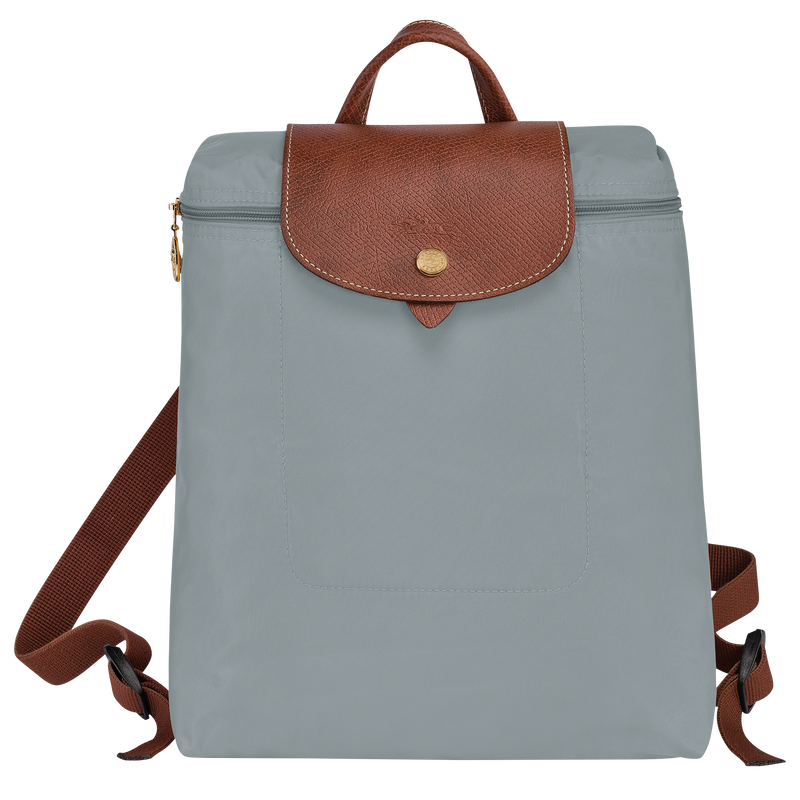 Rucksack M Le Pliage Original , Recyceltes Canvas - Stahl  - Ansicht 1 von 7