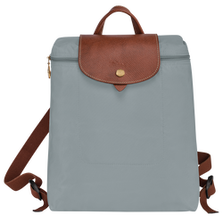 Le Pliage Original M Backpack , Steel - Recycled canvas