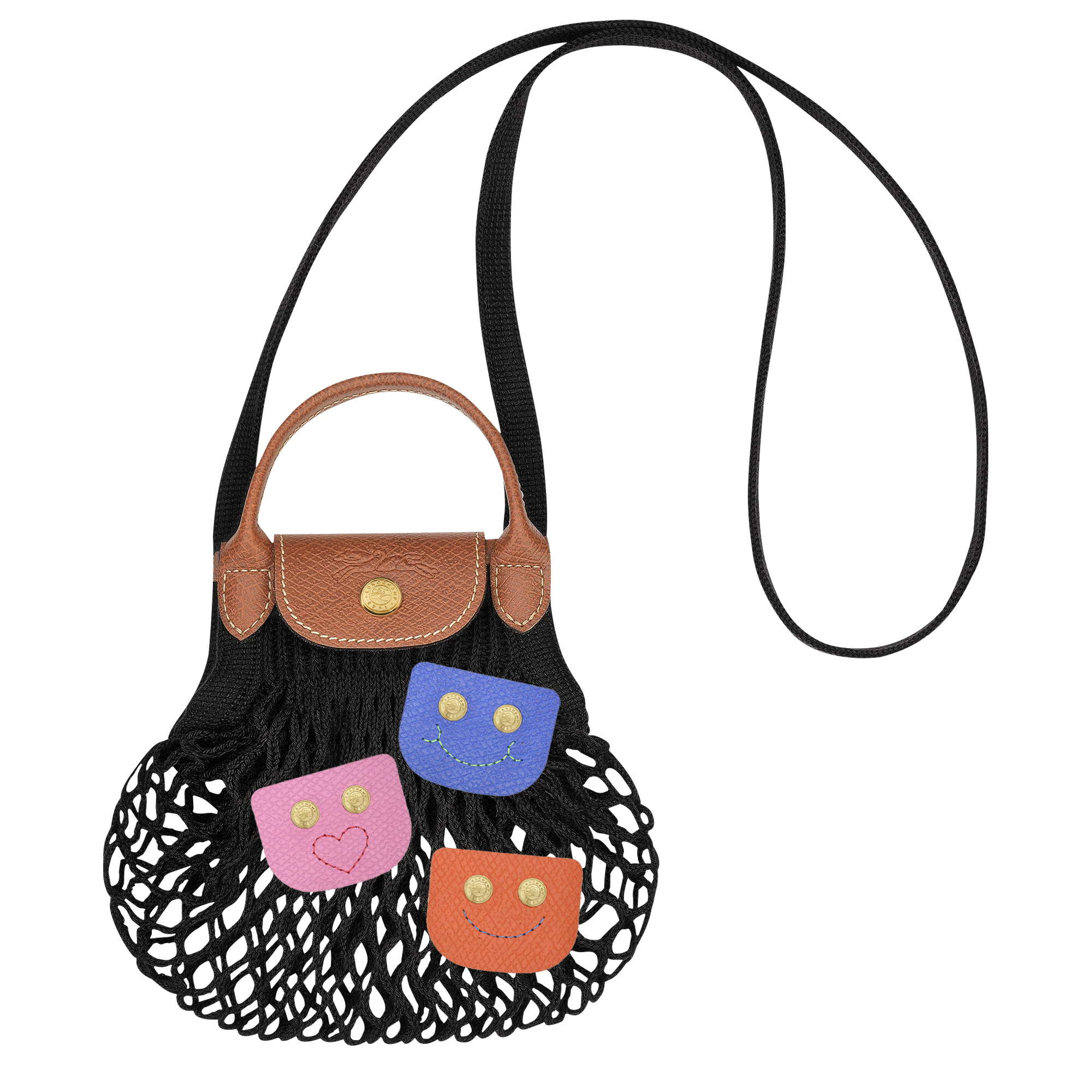 Le Pliage Filet Mesh bag XS, Black
