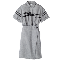Dress , Navy - Flannel