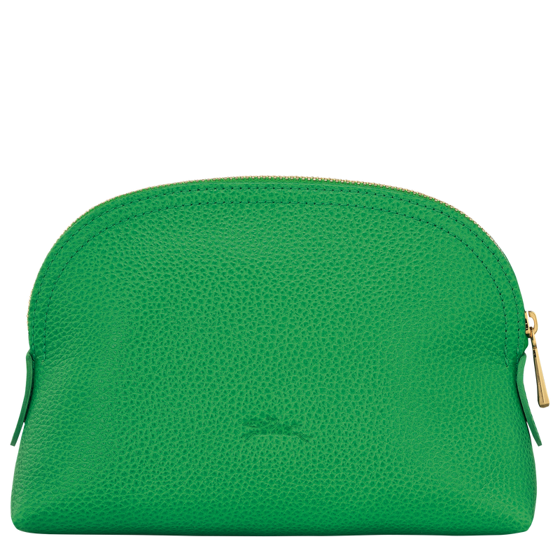 Le Foulonné Bolso pequeño , Cuero - Hierba  - Vista 3 de 3
