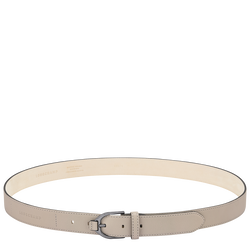 Ceinture femme Longchamp 3D , Cuir - Argile