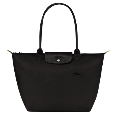 Le Pliage Green Borsa da spalla L,  Nero