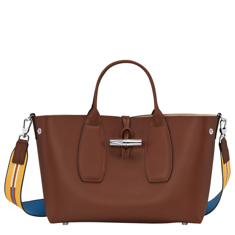 Roseau Handbag M, Ebony