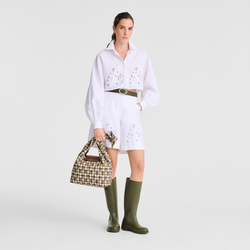 Le Pliage Collection M Shoulder bag , Artichoke - Canvas