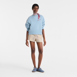 Sweatshirt , Sky Blue - Jersey