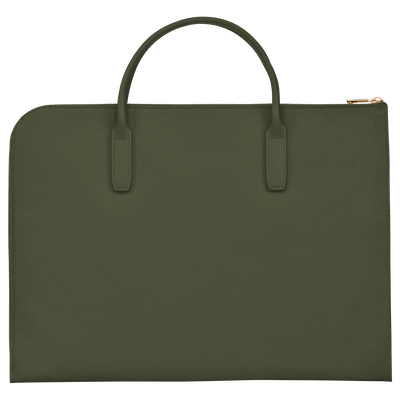 Le Foulonné Briefcase S, Khaki