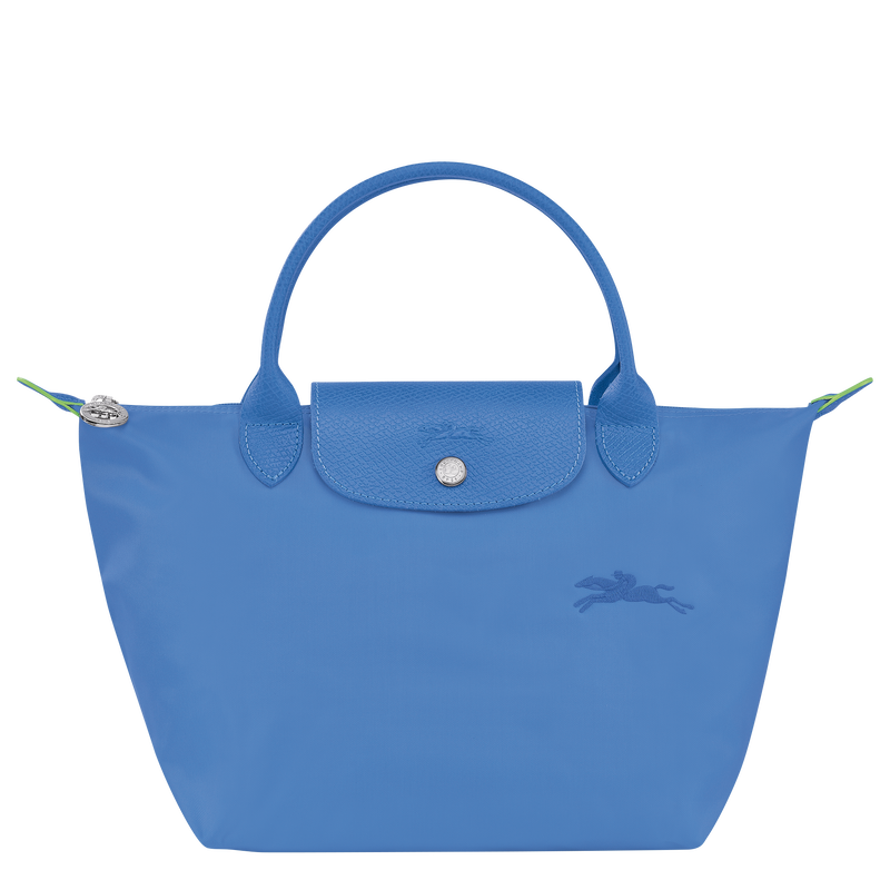 Le Pliage Green Tas met handgreep aan de bovenkant S , Cornflower - Gerecycled canvas  - Weergave 1 van  5