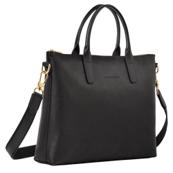 Le Foulonné Briefcase S, Black