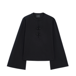 Shirt , Black - Popelin