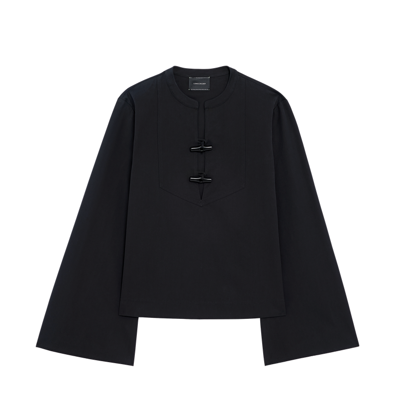 Camicia , Popeline - Nero  - View 1 of  1