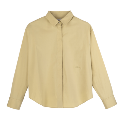 Shirt , Pistachio - Popelin