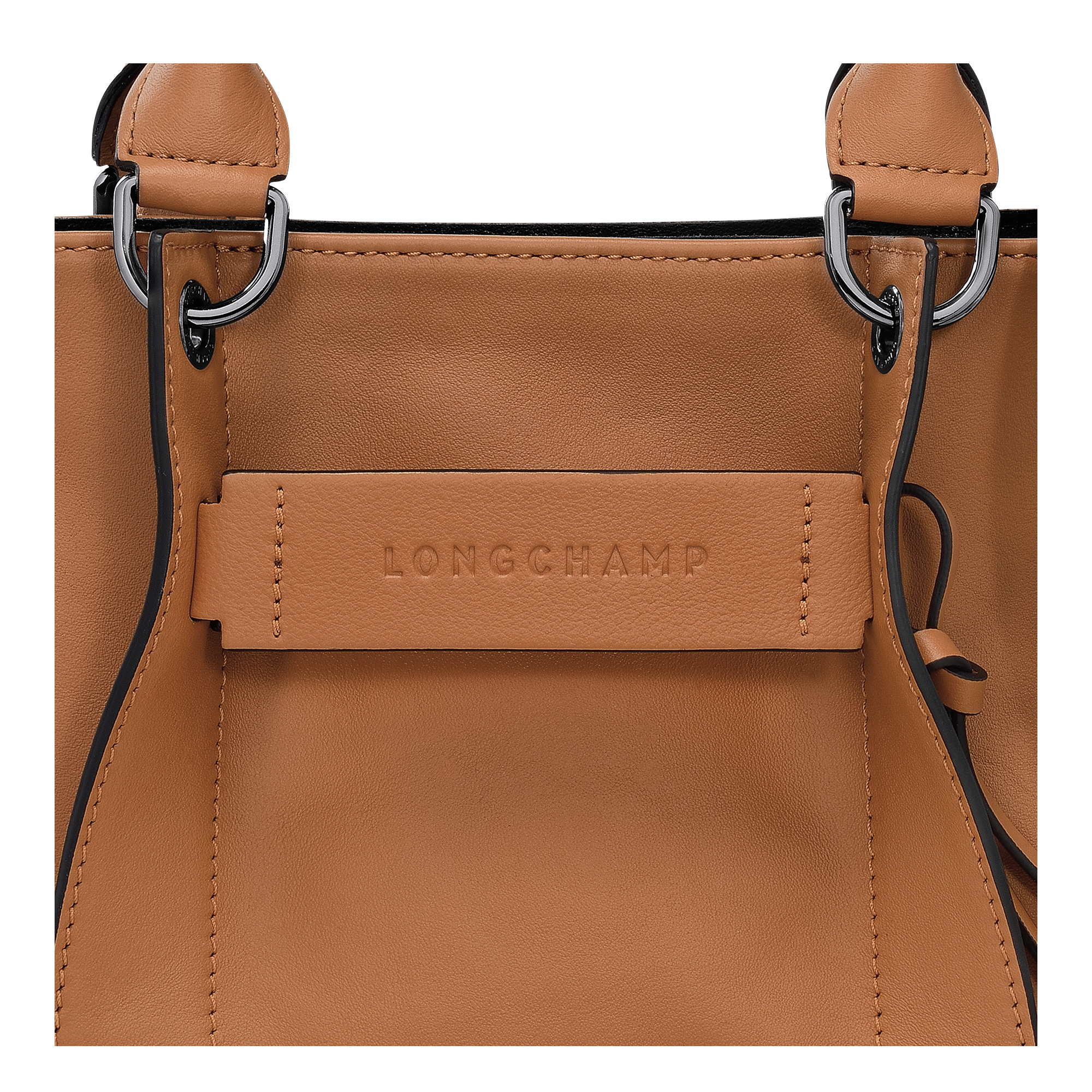 Longchamp 3D Borsa con manico S,  Naturale
