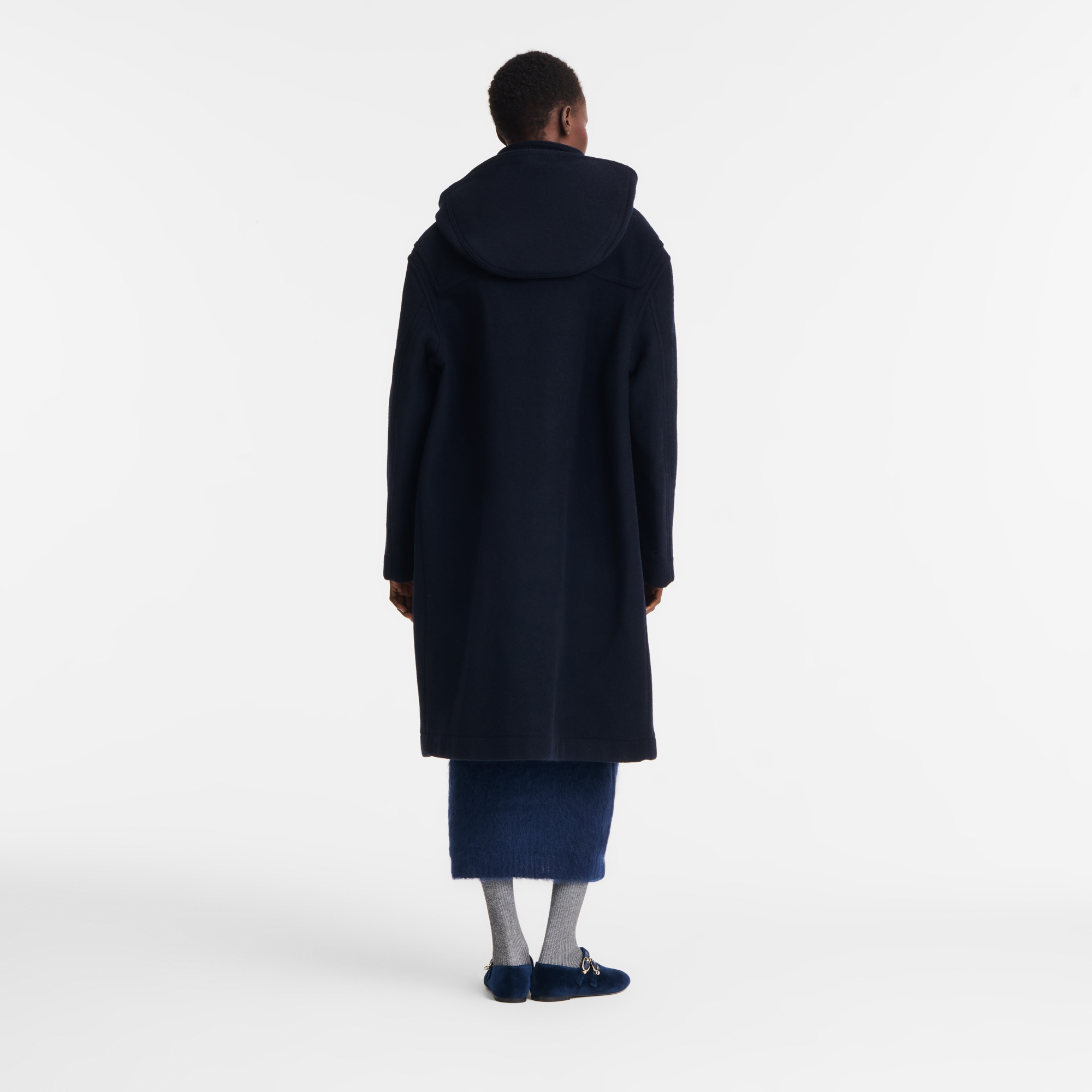 Duffle Coat, Navy - View 3 of
5 - zoom in null Duffle Coat, Navy